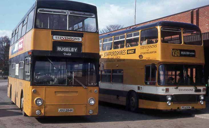 Stevensons Daimler Fleetline MCW 41 & Bristol VRTSL3 ECW 50